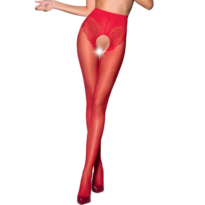 Passion - Tiopen 006 Medias Rojo 1/2 30 Den