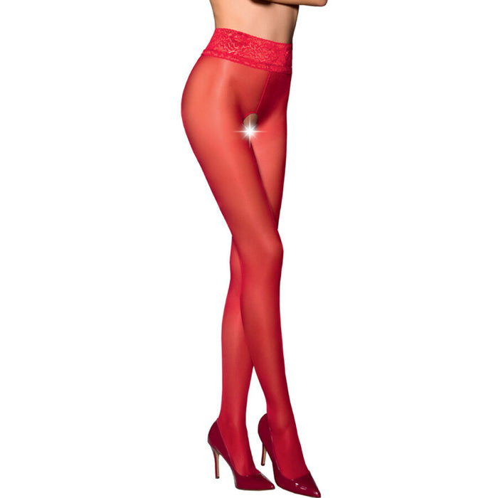 Passion - Tiopen 008 Medias Rojo 3/4 30 Den