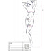 Passion - Bs100 Bodystocking Rojo Talla Única