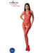 Passion - Bs100 Bodystocking Rojo Talla Única