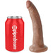 King Cock - Pene Realístico 17.5 Cm Caramelo