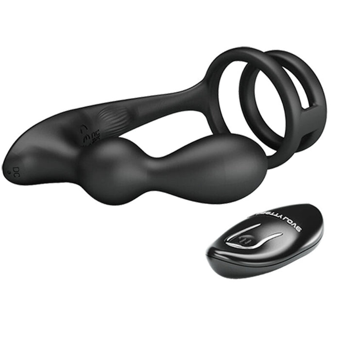 Pretty Love - Marshall Anillo Para Pene + Plug Anal Vibratorio & Control Remoto