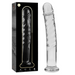 Nebula Series By Ibiza - Modelo 16 Dildo Cristal Transparente 18.5 Cm -o- 3 Cm
