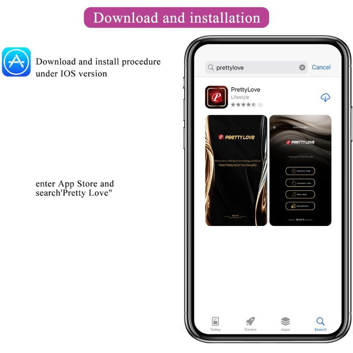 Pretty Love - Catalina Huevo Vibrador Recargable Rosa App Gratuita
