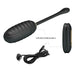 Pretty Love - Doreen Huevo Vibrador De Lujo Recargable Negro Control Remoto
