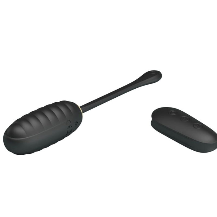 Pretty Love - Doreen Huevo Vibrador De Lujo Recargable Negro Control Remoto