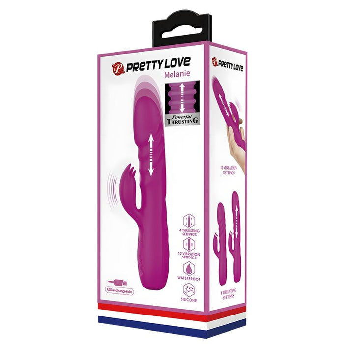Pretty Love - Melanie Vibrador Conejo Recargable Morado
