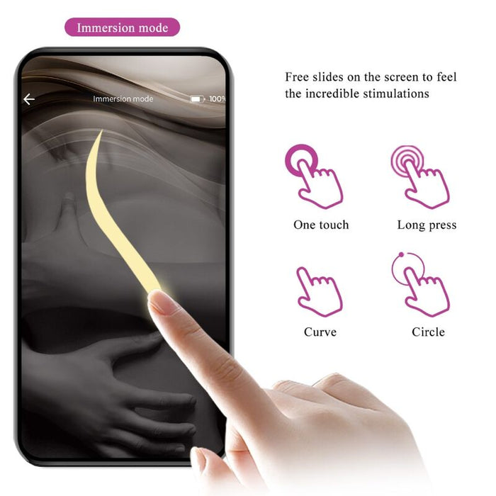 Pretty Love - Nymph Huevo Vibrador Controlado Por App Violeta