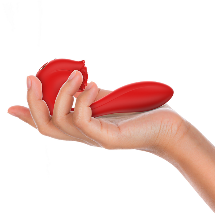 Mia - Selena Estimulador Vibrating + Tapping Rojo
