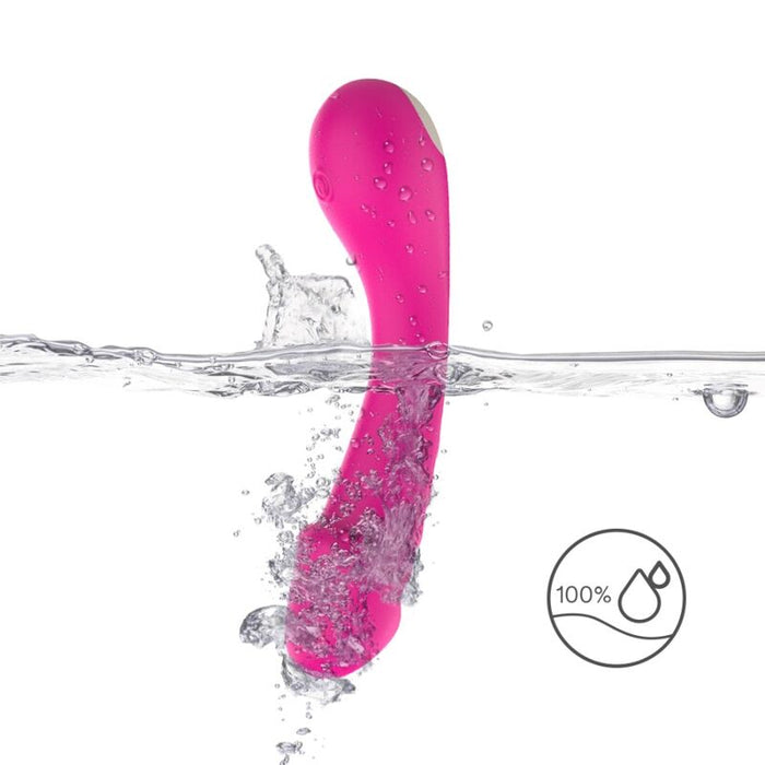 Armony - Dildo Vibrador Punto G Silicona Fucsia