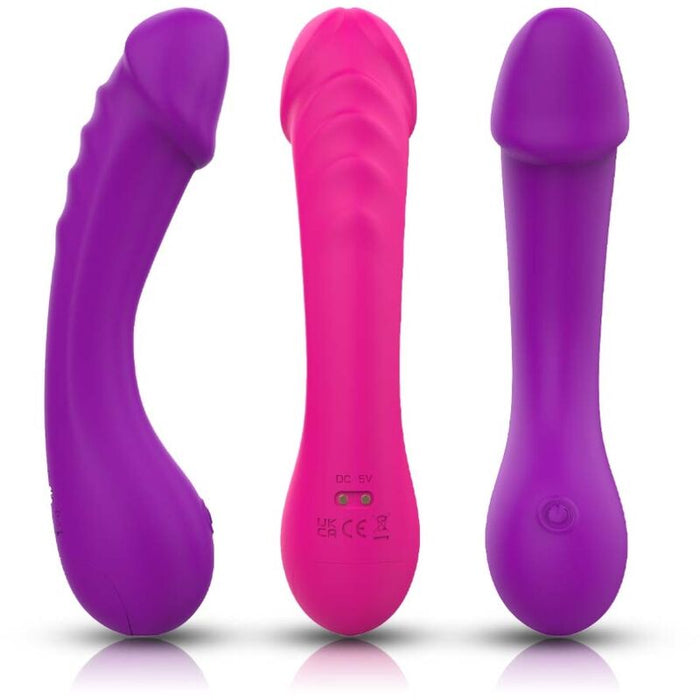 Armony - Dildo Vibrador Punto G Silicona Violeta