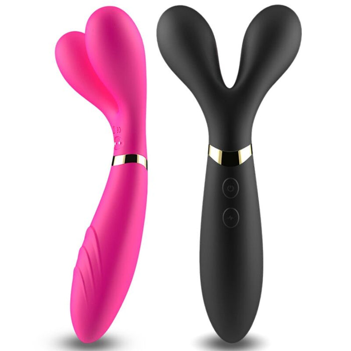 Armony - Y-Wand Masajeador & Vibrador Cabeza Doble Fucsia