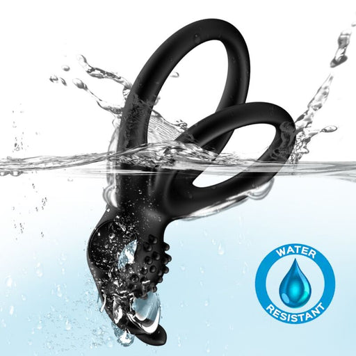 Armony - Traveler Anillo Doble Vibrador Pareja Rabbit Negro