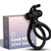 Armony - Traveler Anillo Doble Vibrador Pareja Rabbit Negro