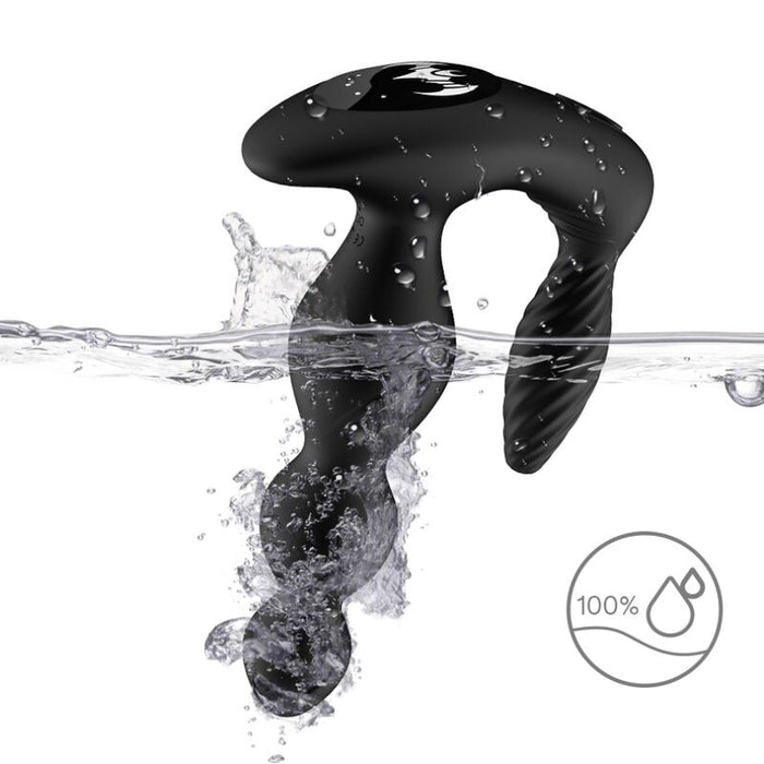 Armony - Manfun Vibrador & Estimulador Plug Anal Control Remoto Negro