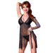 Chilirose - Cr 4462 Babydoll Negro L/xl