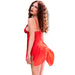 Chilirose - Cr 4461 Babydoll Rojo S/m
