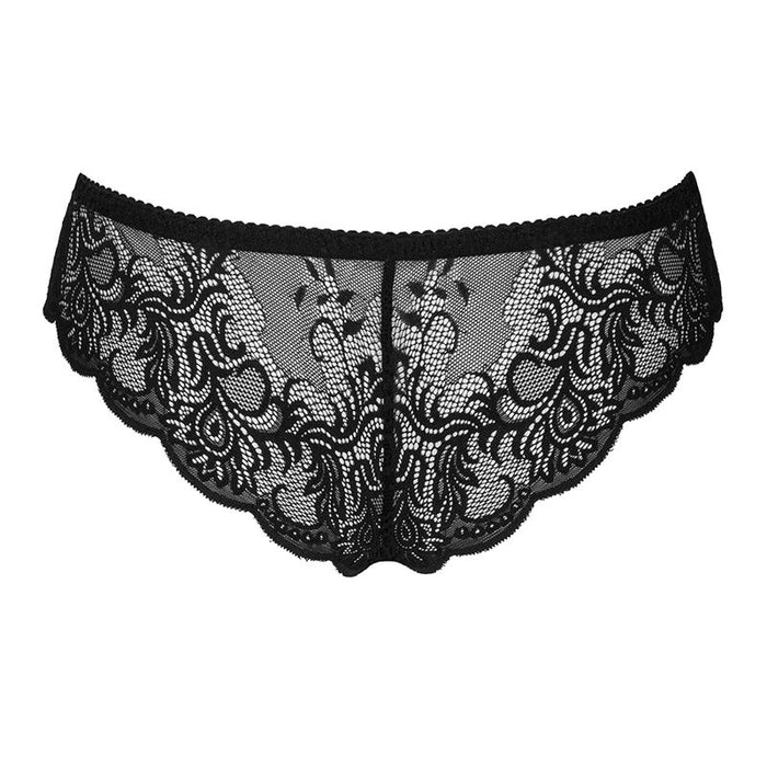 Livco Corsetti Fashion - Love Story Lc 90679 Panty Crotchless Negro L/xl