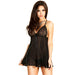 Chilirose - Cr 3491 Babydoll Negro S/m
