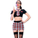 Chilirose - Cr 4425 Disfraz Colegiala Negro S/m