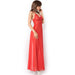 Chilirose - Cr 3883 Babydoll Largo Rojo S/m