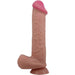 Pretty Love - Sliding Skin Series Dildo Realístico Con Ventosa Piel Deslizante Moreno 26 Cm