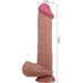 Pretty Love - Sliding Skin Series Dildo Realístico Con Ventosa Piel Deslizante Moreno 26 Cm