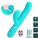 Pretty Love - Perlita Vibrador Punto G 3 En 1 Multifunción Verde Agua