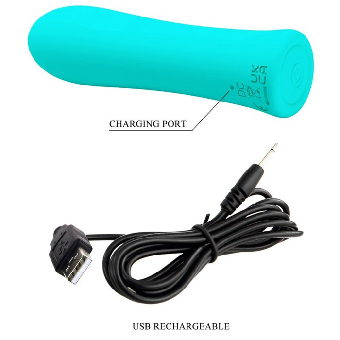 Pretty Love - Alfreda Vibrador Super Power Verde Agua