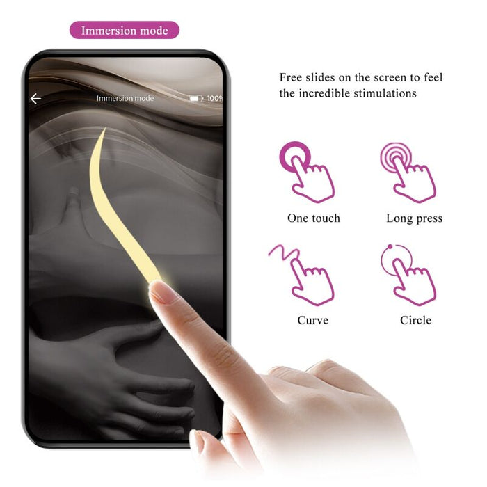 Pretty Love - Fisherman Huevo Vibrador Lila Controlado Por App
