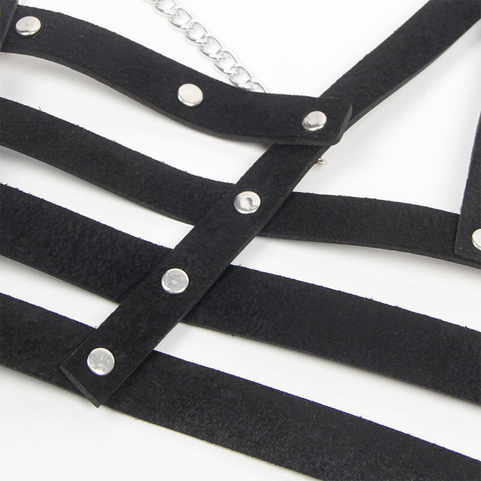 Subblime - Arnés Forma Corset Detalle Cadenas Talla Única