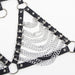 Subblime - Arnés Sujetador Y Collar Con Cadenas Talla Única