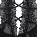 Subblime - Teddy Cuello Halter Espalda Descubierta Encaje Negro S/m