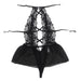 Subblime - Teddy Cuello Halter Espalda Descubierta Encaje Negro S/m
