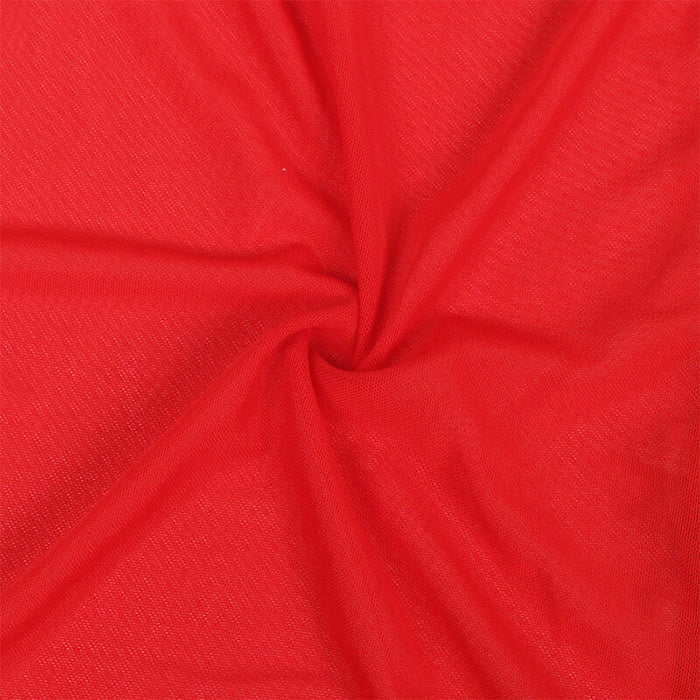 Subblime - Bata Tela Transparente Detalle Encaje Rojo L/Xl