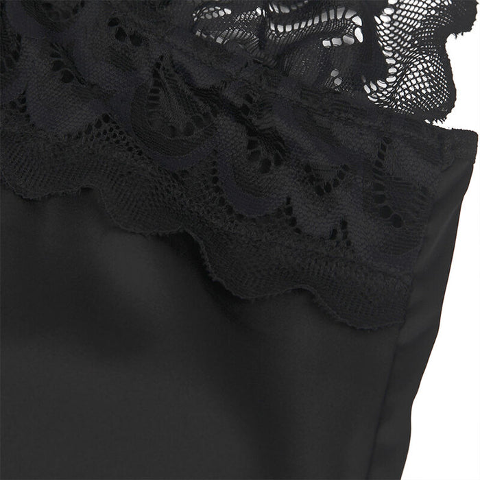 Subblime - Babydoll Con Estampado Floral Pecho Negro L/Xl