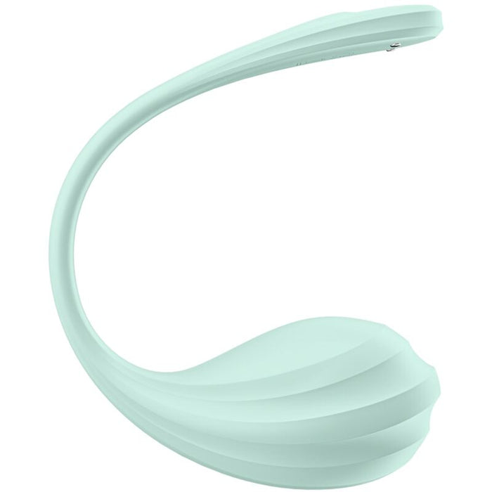 Satisfyer - Smooth Petal Estimulador Punto G Verde Agua App Gratuita