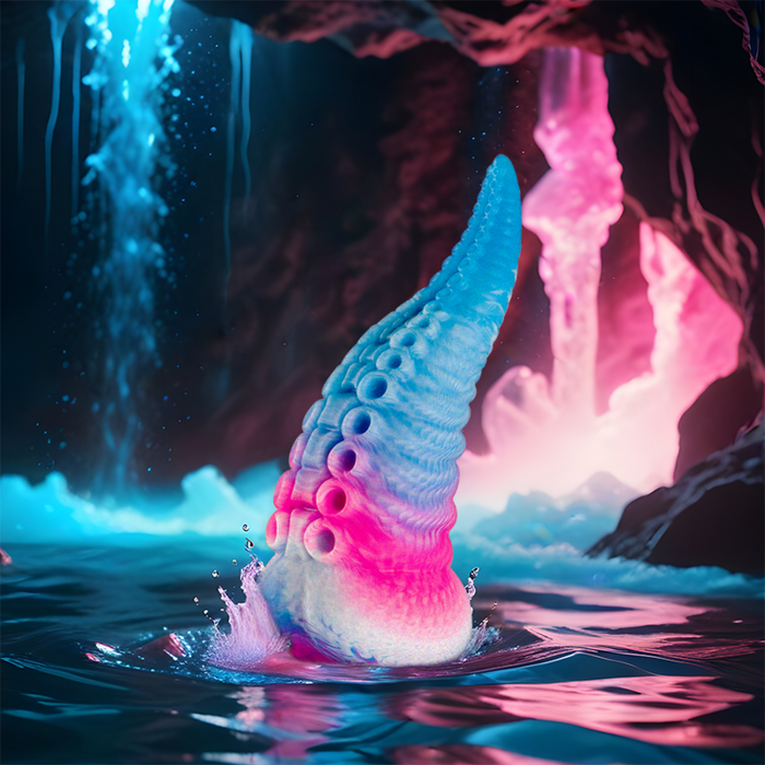 Epic - Phorcys Dildo Tentáculo Azul Tamaño Grande