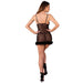 Livco Corsetti Fashion - Zerunam Set Babydoll + Tanga Negro S/m