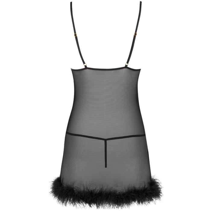 Livco Corsetti Fashion - Zerunam Set Babydoll + Tanga Negro S/m