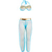 Subblime - Set De Lenceria India Style Azul L/xl