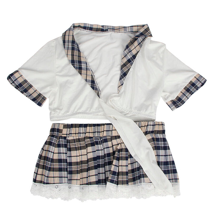 Subblime - Disfraz De Colegiala Sexy Top Y Falda L/Xl
