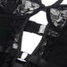 Subblime - Teddy Con Liga Detalle Encajes Y Tiras Negro L/xl