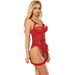 Subblime - Teddy Con Liga Detalle Encaje Y Tiras Rojo S/m