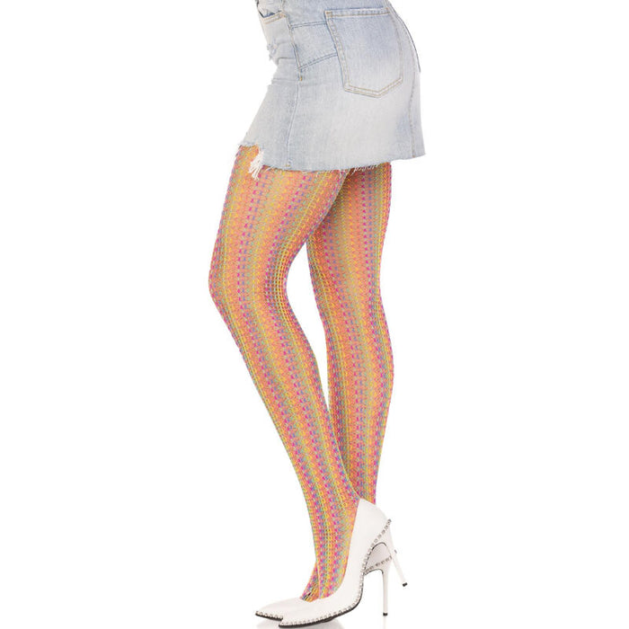 Leg Avenue - Medias De Crochet Multicolor