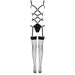 Livco Corsetti Fashion - Thiara Lc 20213 Set Body + Medias Negro L/xl