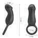 Pretty Love - Trae Anillo Vibrador Con Estimulador Negro