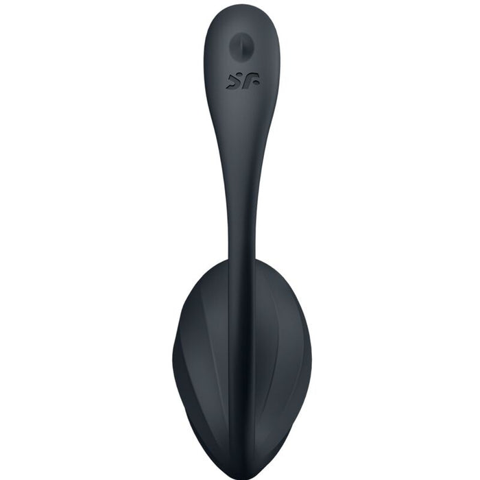 Satisfyer - Ribbed Petal Estimulador Punto G Control Remoto Negro App Gratuita