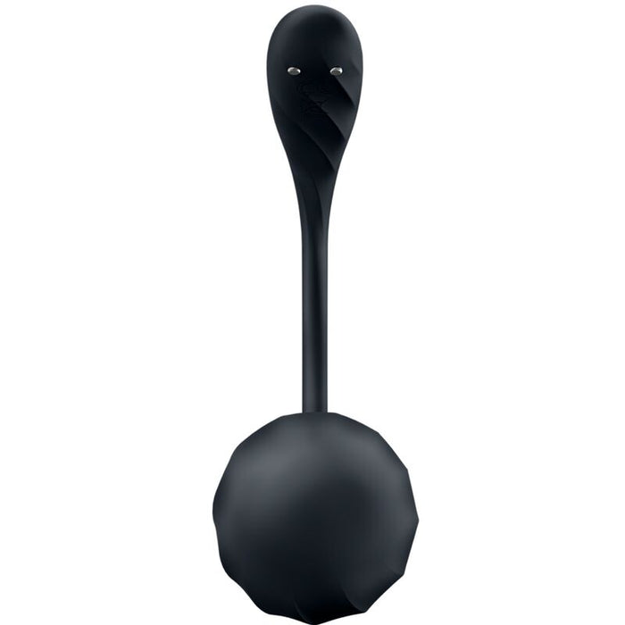 Satisfyer - Ribbed Petal Estimulador Punto G Control Remoto Negro App Gratuita