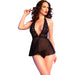 Chilirose - Cr 4720 Babydoll & Tanga Negro S